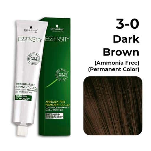 Schwarzkopf Professional Essensity Ammonia Free Permanent Color 3 0 Dark Brown 1