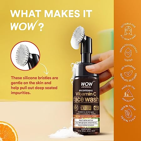 WOW Skin Science Brightening Vitamin C Foaming Face Wash 150ml