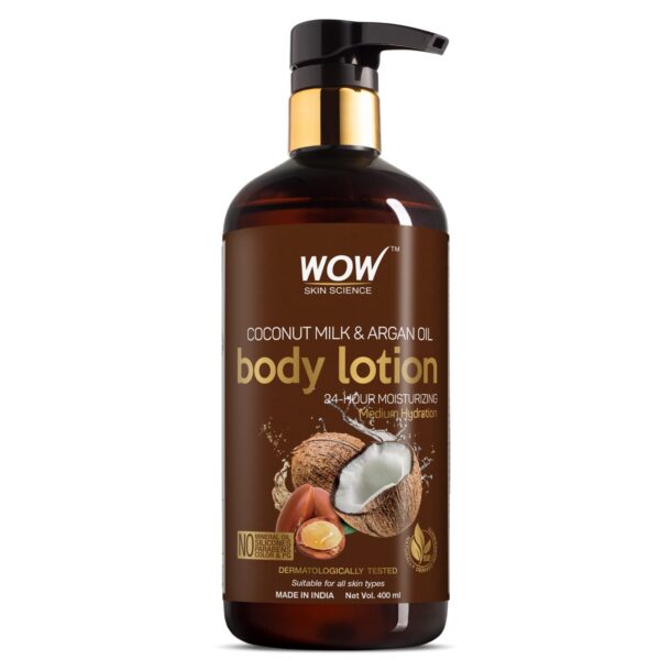 WOW Skin Science Coconut Milk Argan Oil Body Lotion 1