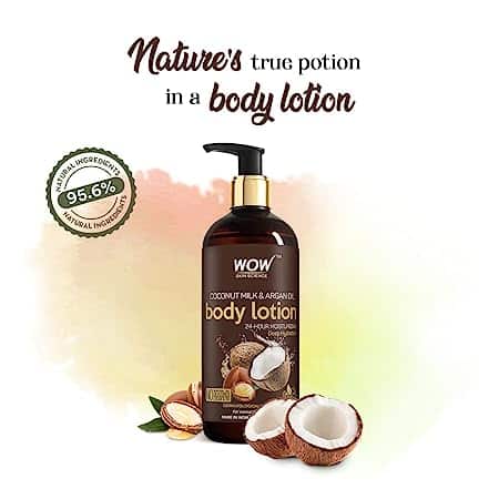WOW Skin Science Coconut Milk Argan Oil Body Lotion1