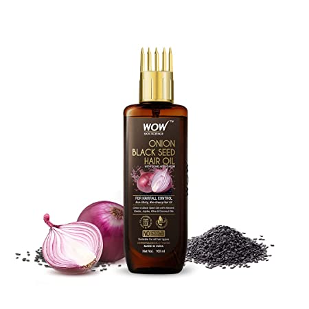 WOW Skin Science Onion Hair Oil for Hair Fall Control 1