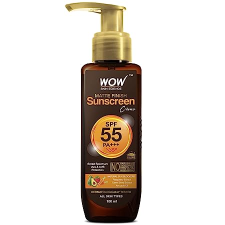 WOW Skin Science Sunscreen SPF 55 PA Matte