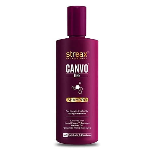 Streax Professional Canvoline Straightening Post Care Shampoo